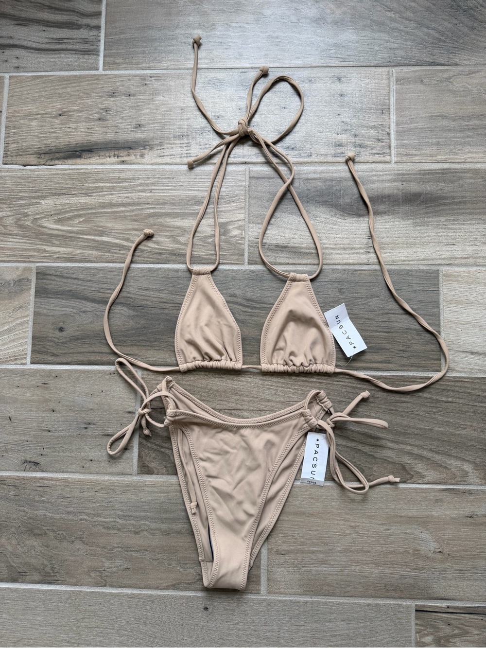 LA Hearts by PacSun NWT Mocha Bikini Set size XS